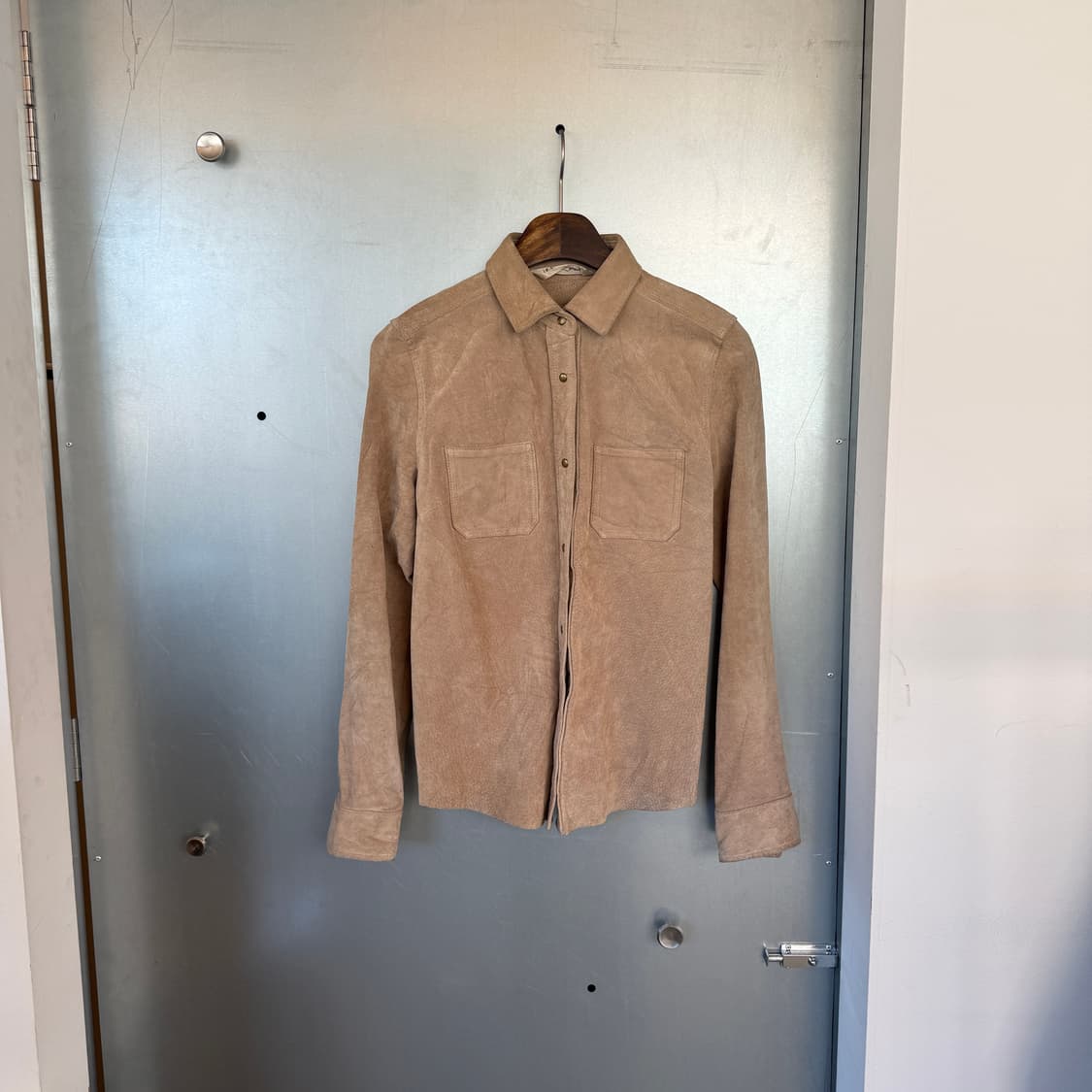 vtg 리얼 레더 셔츠 상품이미지1