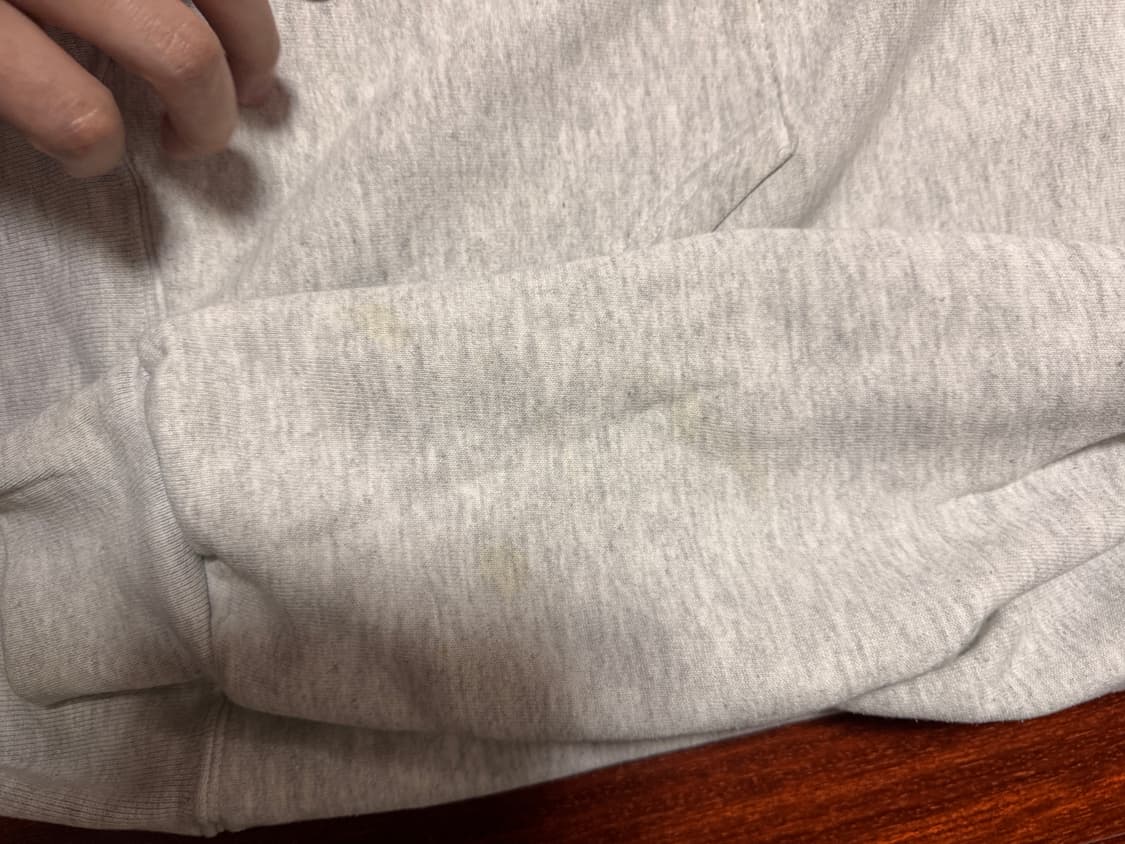 80S 러셀 더블페이스 그레이 후드 상품이미지6