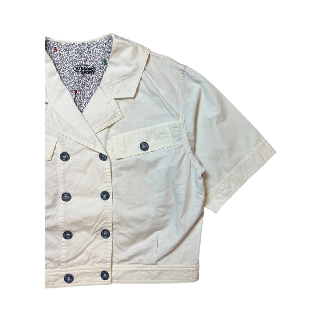 (W-M) 미쏘니 스포츠 더블 버튼 크롭 자켓 OJ-010 상품이미지2