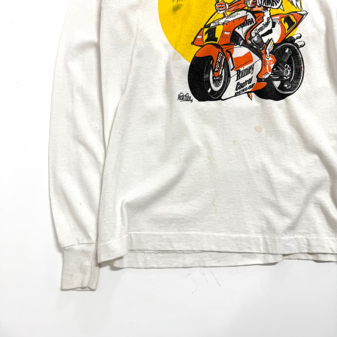 90‘s 웨인레이니 모터사이클 그래픽 롱슬리브 상품이미지4
