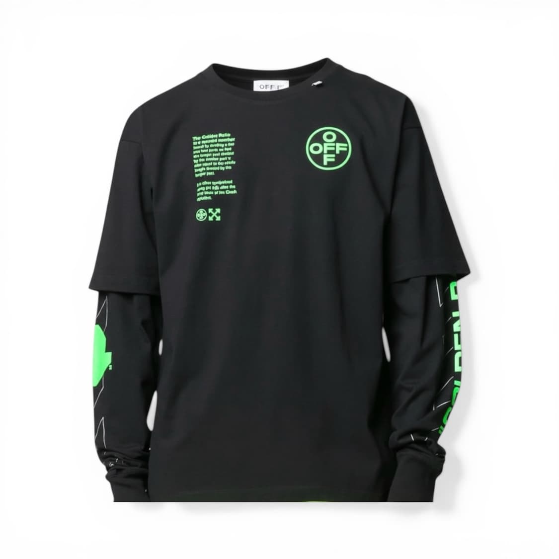 오프화이트 레이어드 긴팔 L 상품이미지1