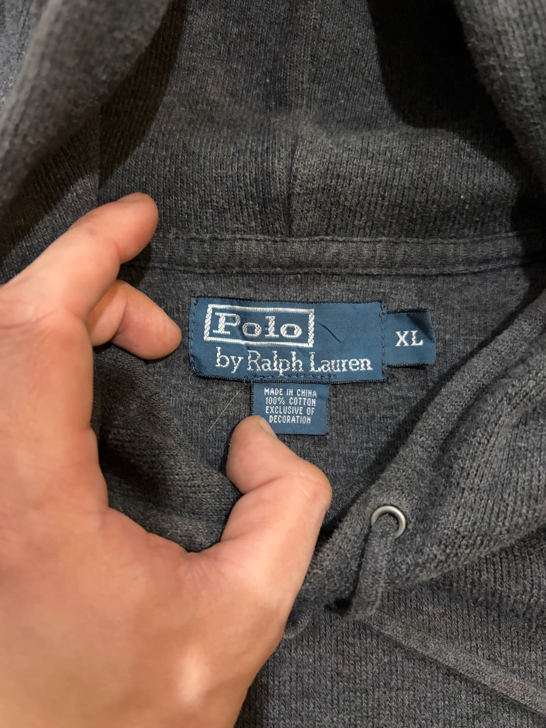 XL) 폴로 랄프로렌 엘보 패치 후드티 상품이미지5