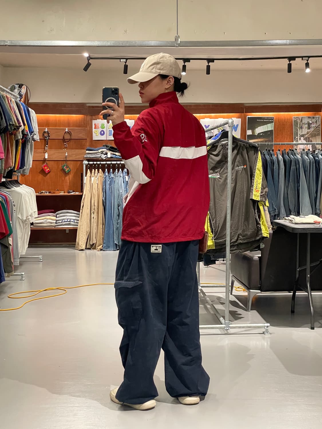 러셀 반집업 바람막이 웜업   상품이미지5