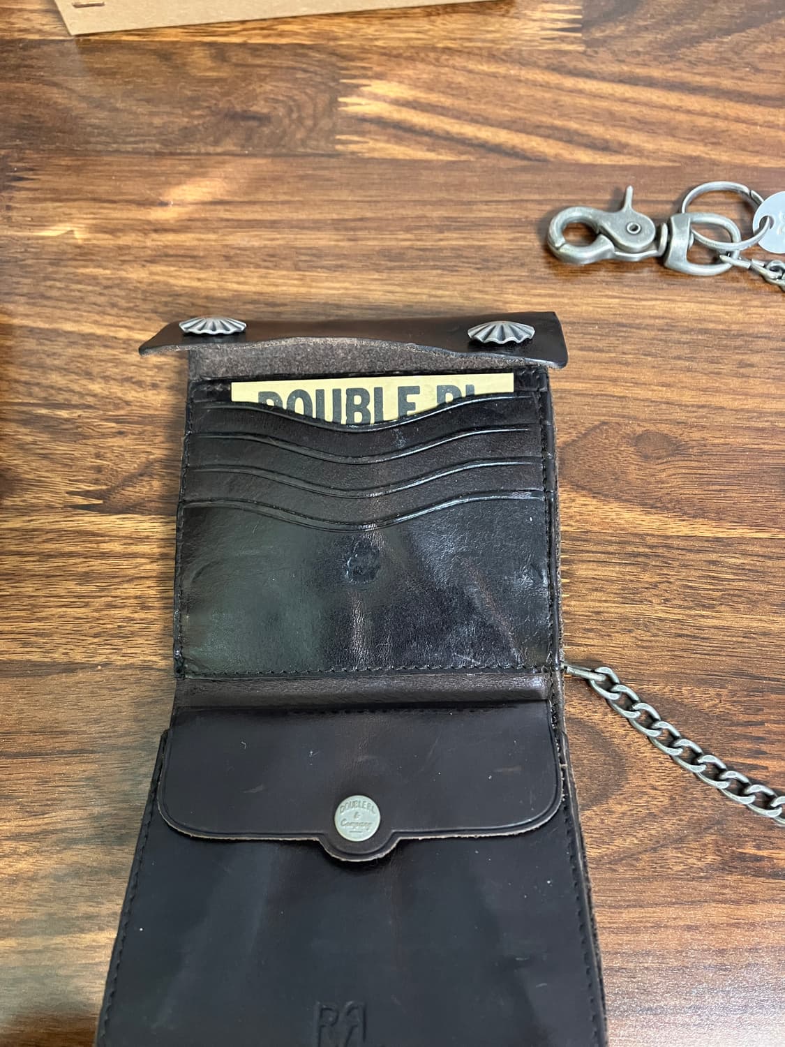 더블알엘 콘초 레더 체인 지갑 상품이미지2