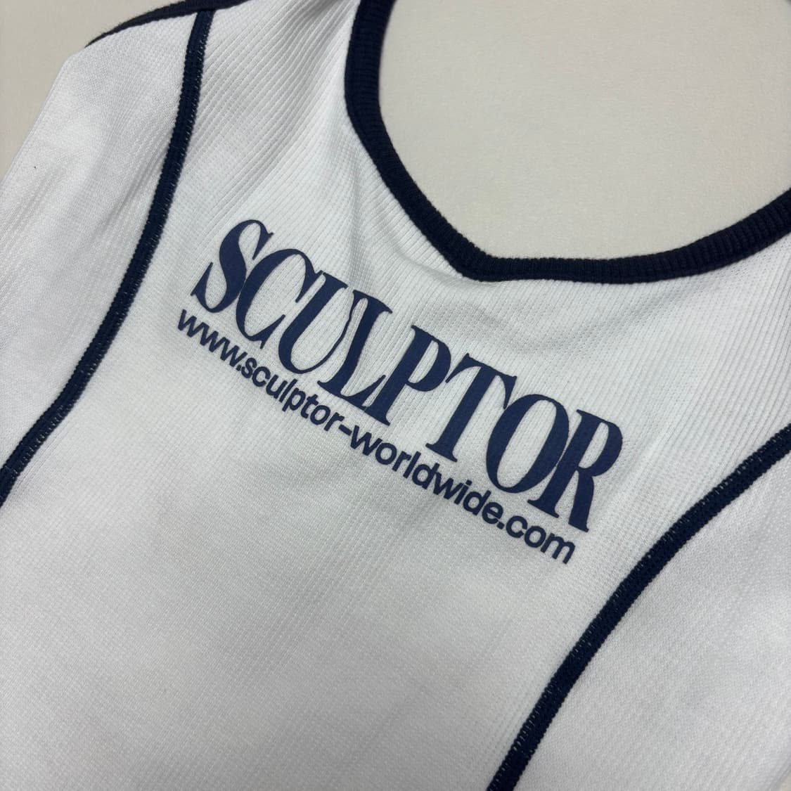 Classic Logo Halter Top White 상품이미지3