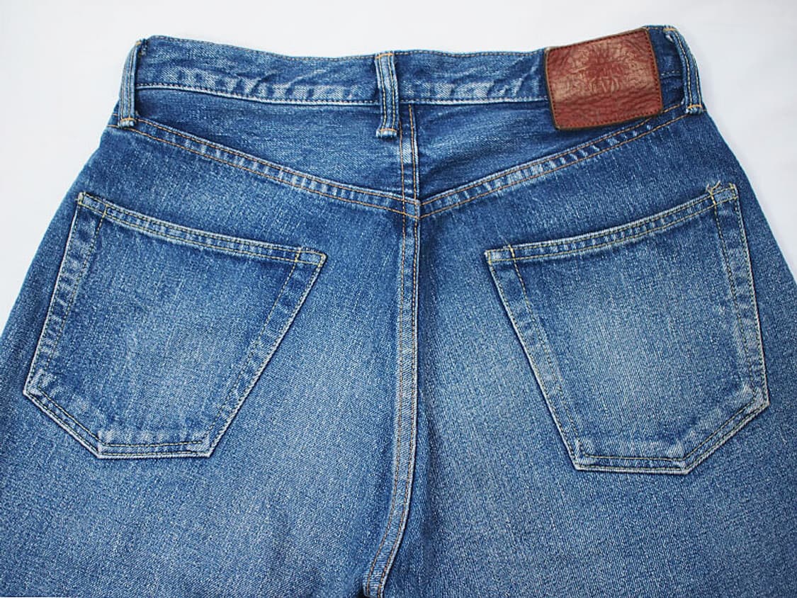 (30)텐더로인 5P 레귤러 스트레이트 셀비지 데님팬츠 다트포드 블랙잭 상품이미지4