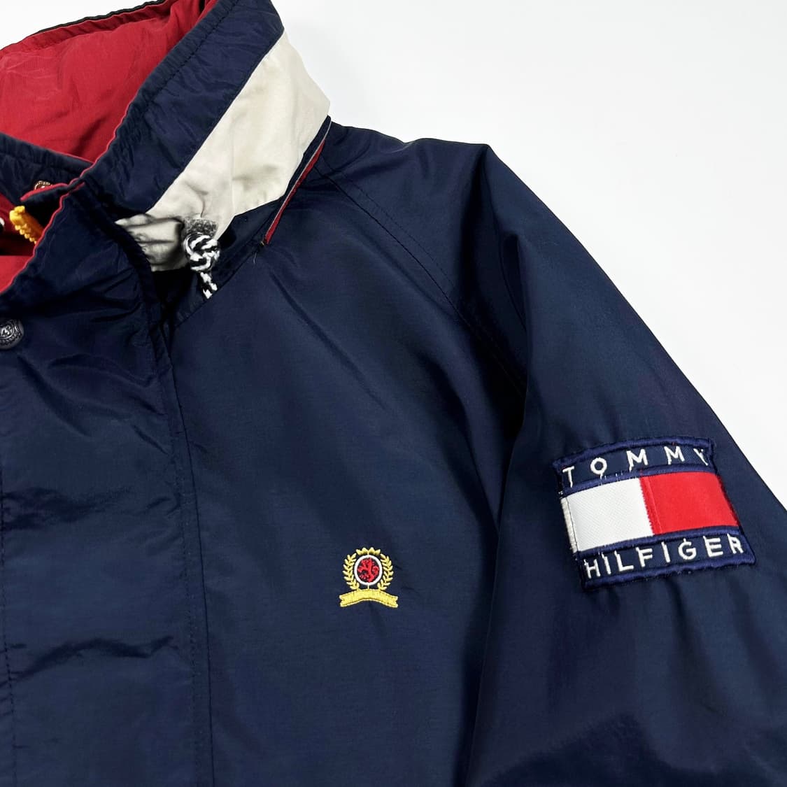 타미힐피거 올드스쿨 오버핏 바람막이 네이비 L 상품이미지6