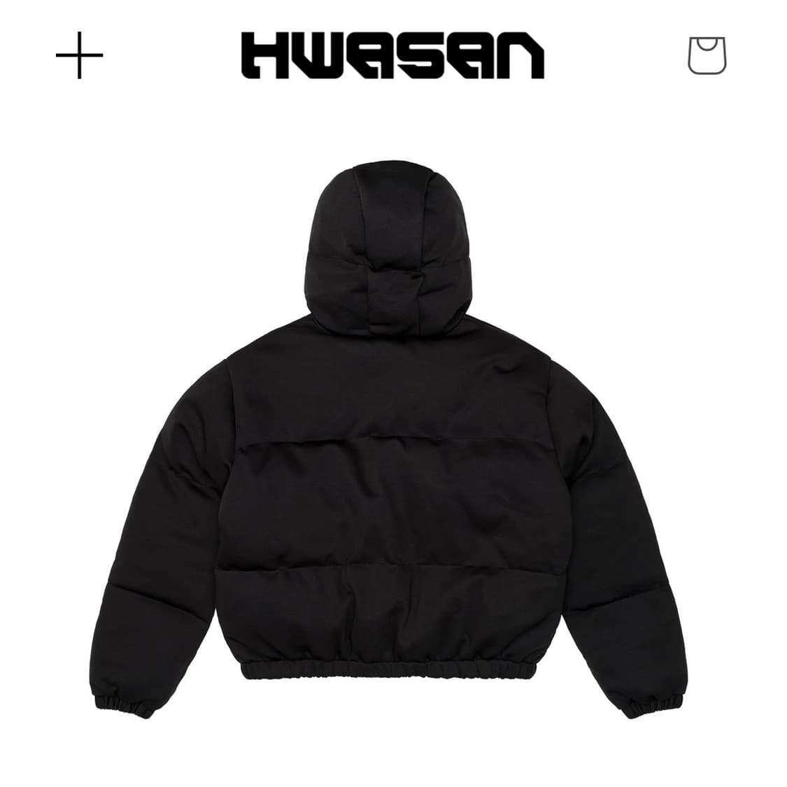 [나야와시 윈터 착용]  화산 텔레토비 버블 재킷 패딩 블랙 S 상품이미지4