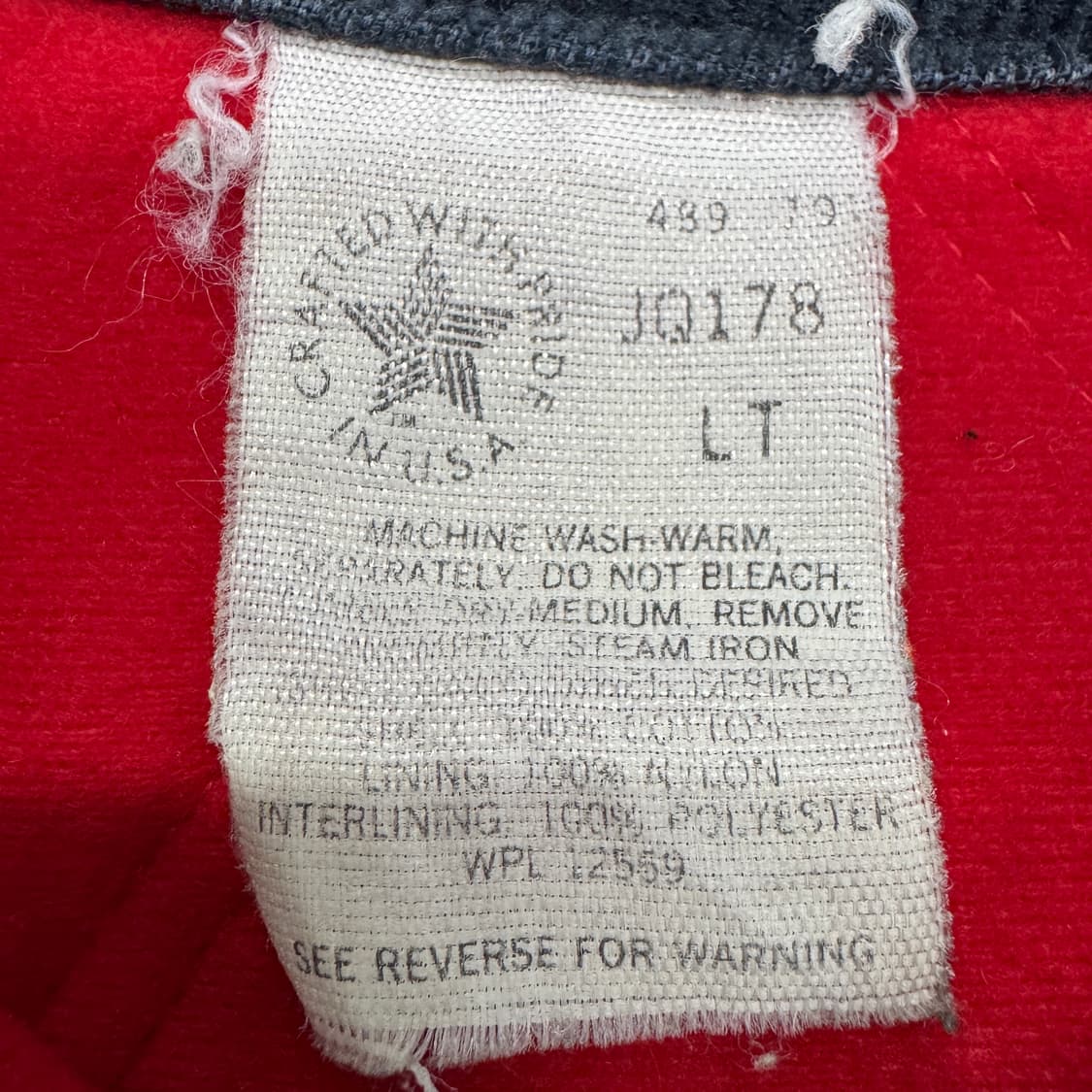 칼하트 90s OG 산타페 페이딩 워크자켓 jq168 jq178 j14 상품이미지8