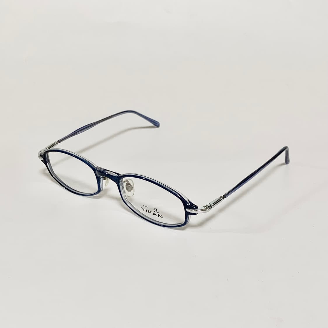982 데드스탁 빈티지 안경테 레트로 타원형 오벌 슬림 블루 남녀공용 상품이미지2