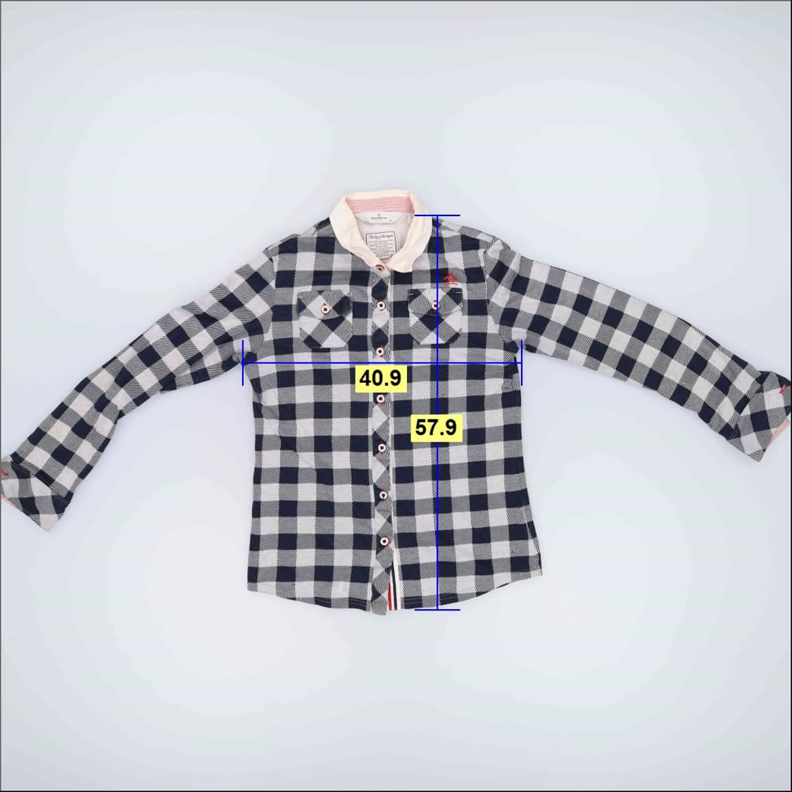 M 먼싱웨어 여성 체크셔츠 0305H1 상품이미지7