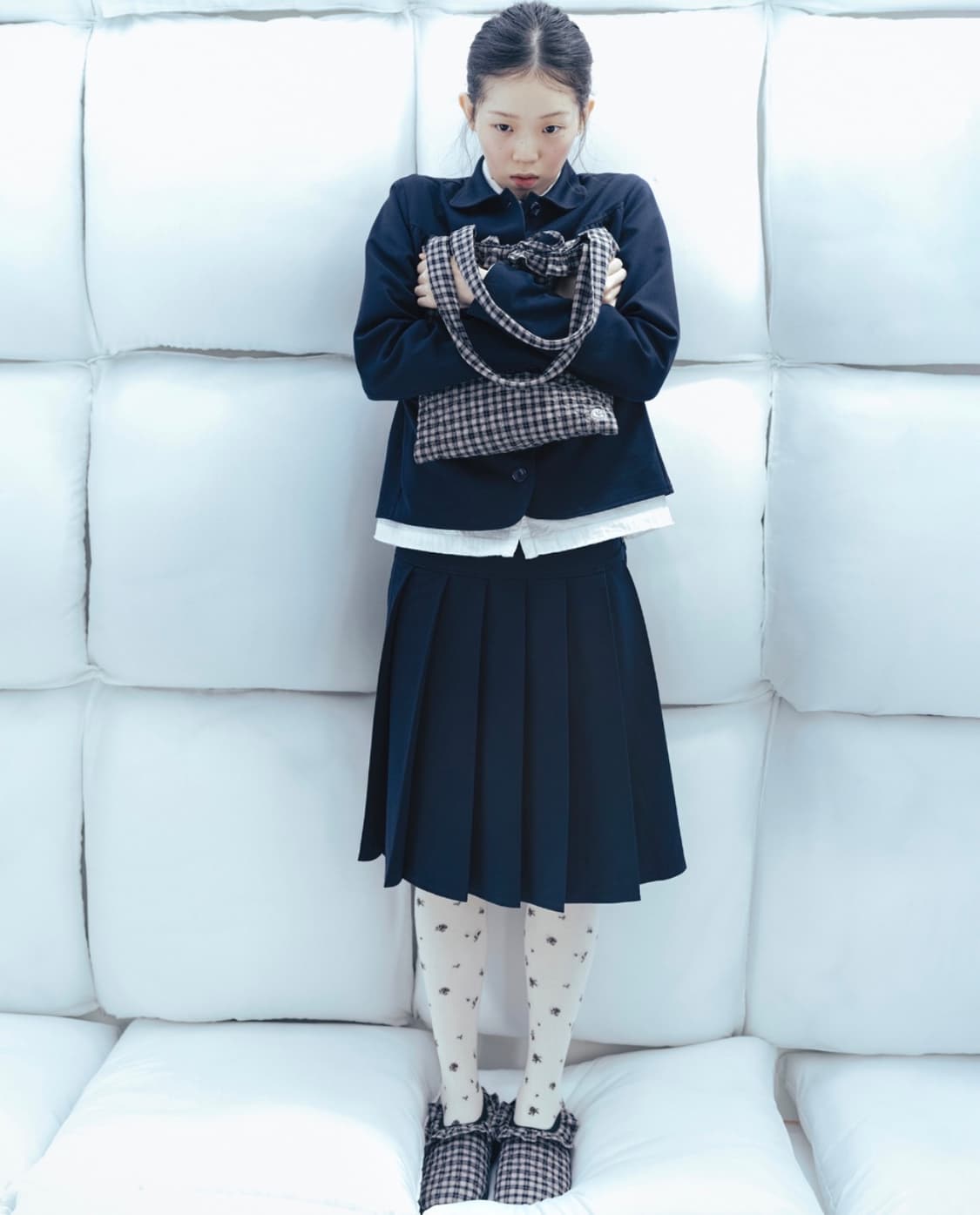 코이세이오 스부 체크가방 상품이미지1