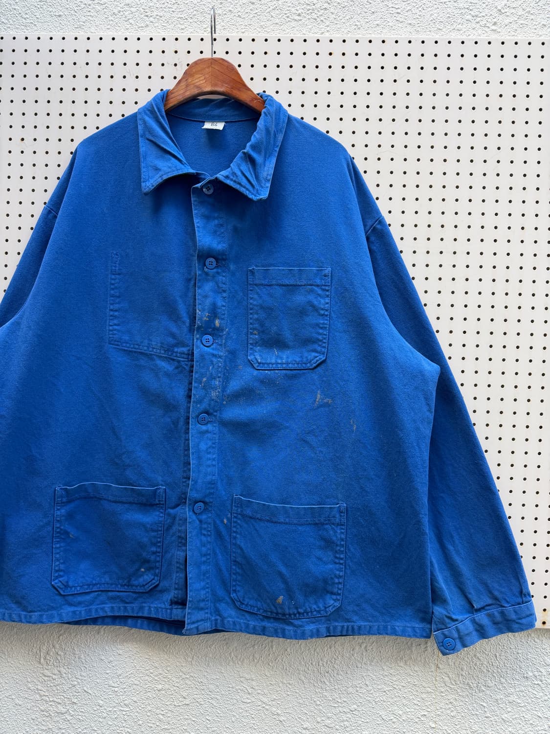 BIG SIZE OLD VINTAGE WASHED 빈티지 프렌치워크자켓 상품이미지4