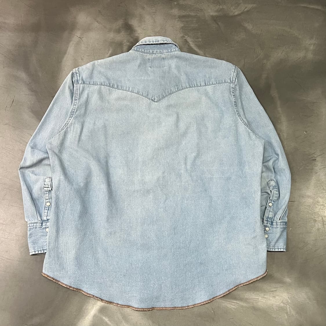  랭글러 웨스턴 데님 셔츠 y14649 상품이미지2