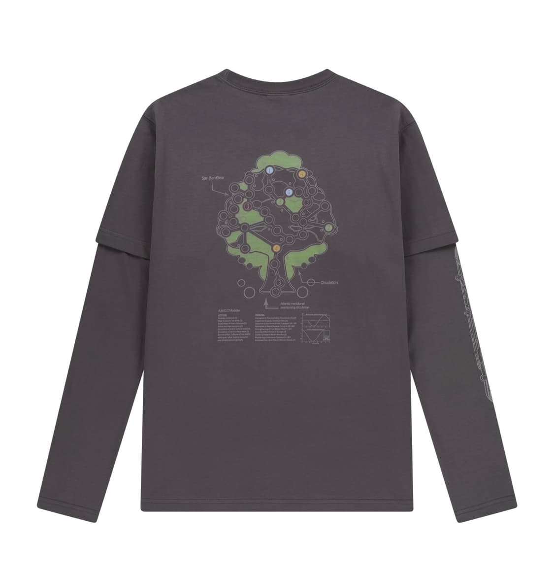 산산기어 아르카나 트리 롱슬리브 브라운 상품이미지2