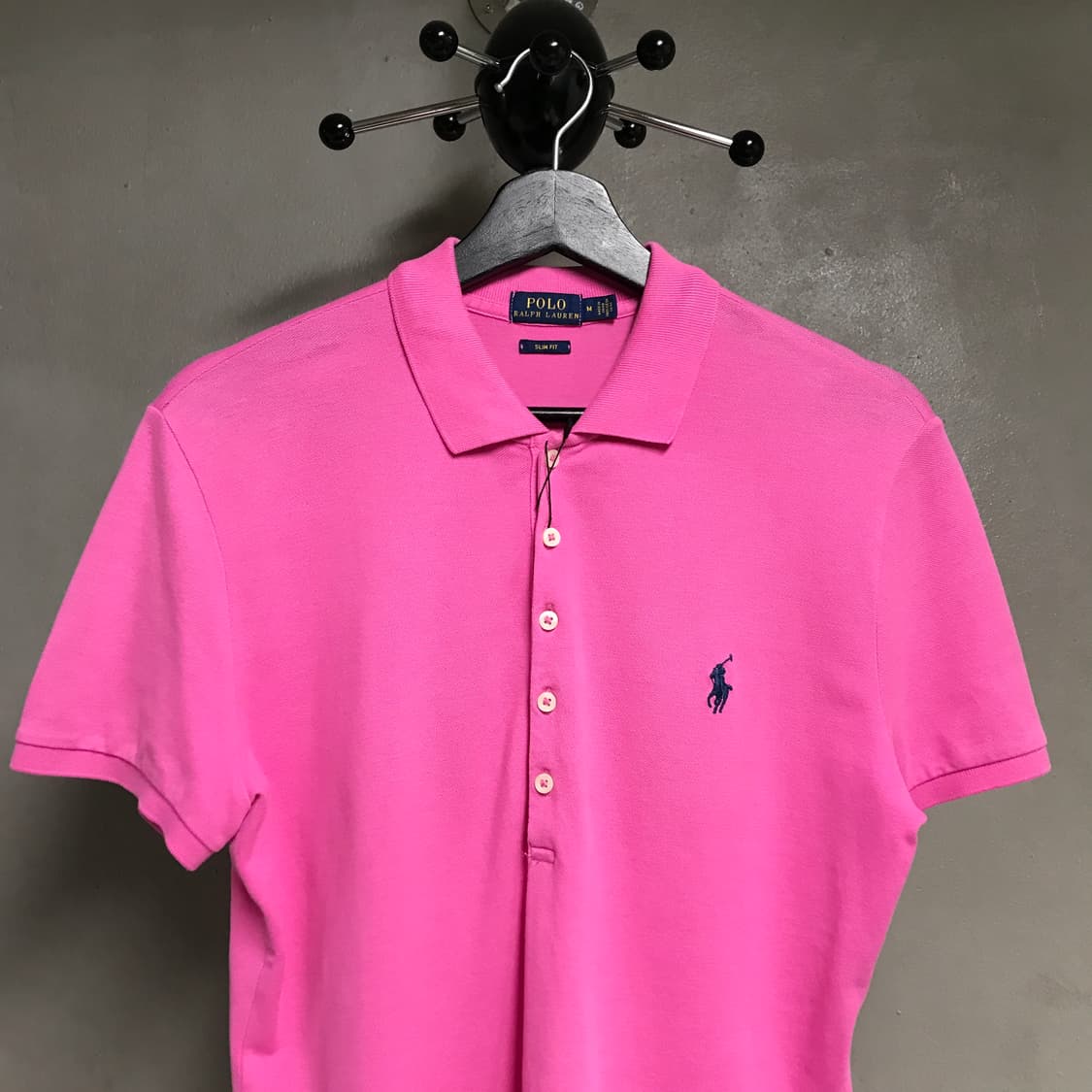 폴로 랄프로렌 PK 반팔 카라티 핑크 M(W) 상품이미지2