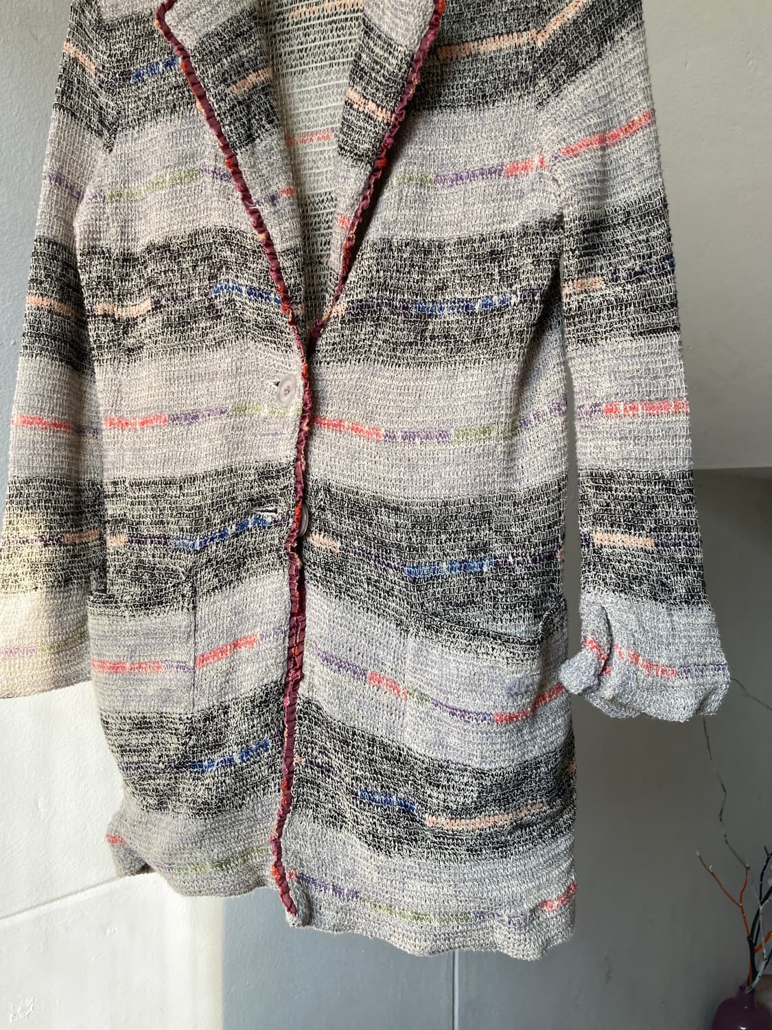 샤넬st 가벼운 트위드 롱 자켓 상품이미지4