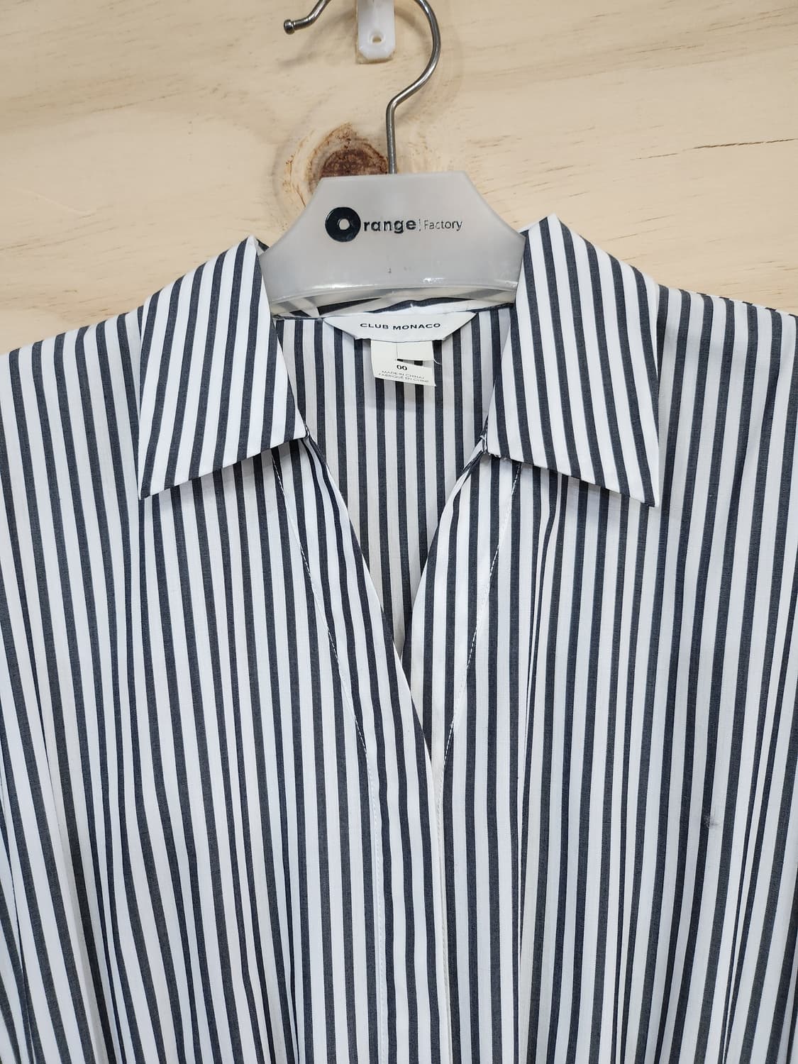 1002) 클럽모나코 셔츠형 스트라이프 롱 원피스 상품이미지5