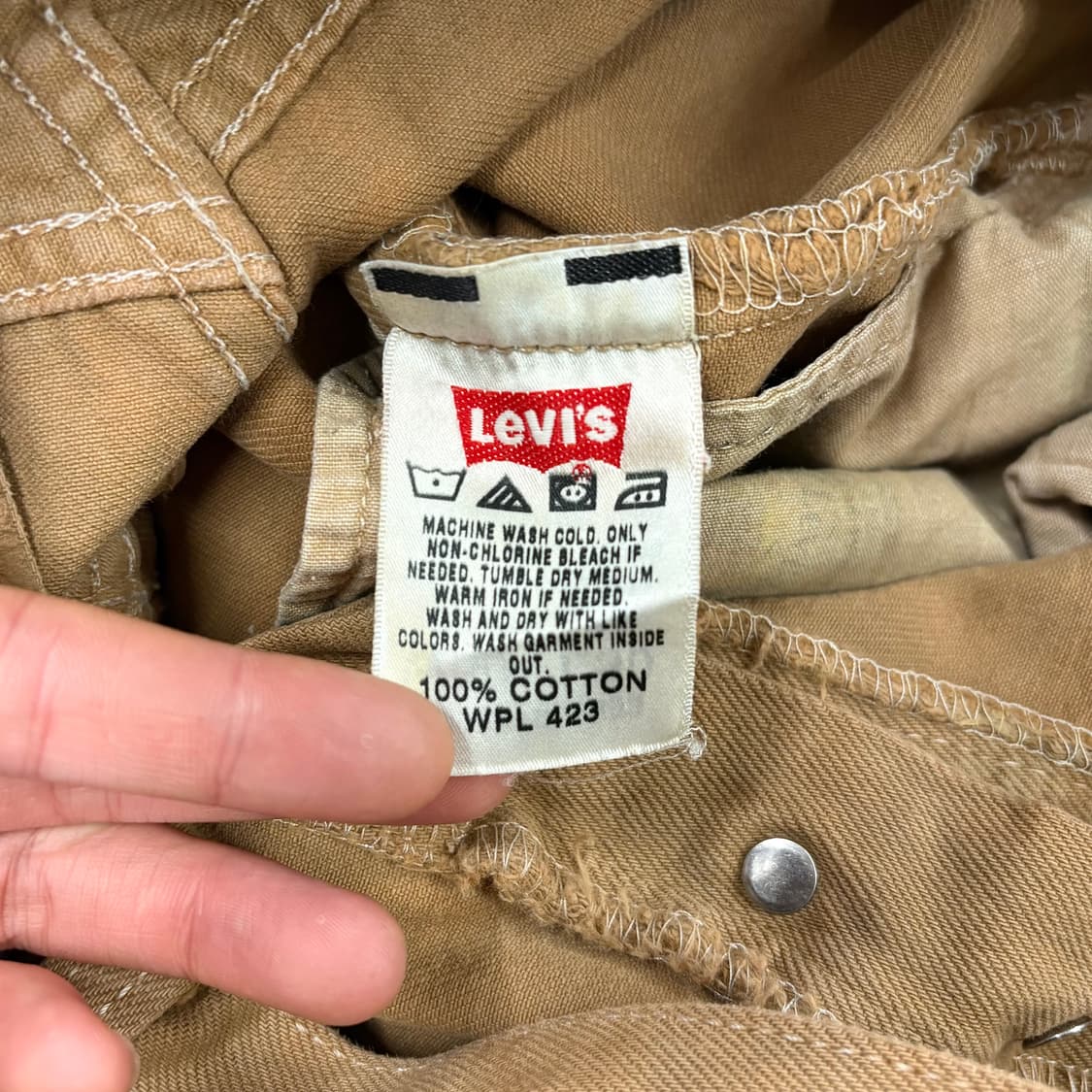 (31) 00s 리바이스 501 코요테 브라운 데님 팬츠 상품이미지7