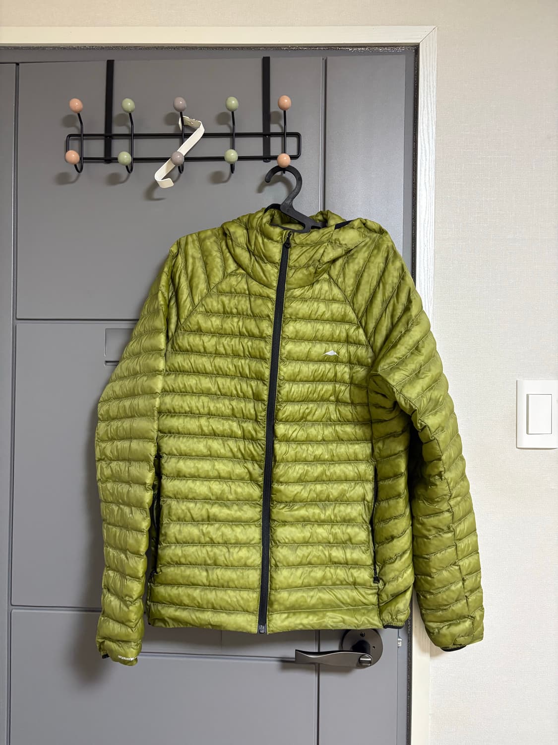 고요웨어 경량 UL 그레핀 패딩 M 라임색 상품이미지1