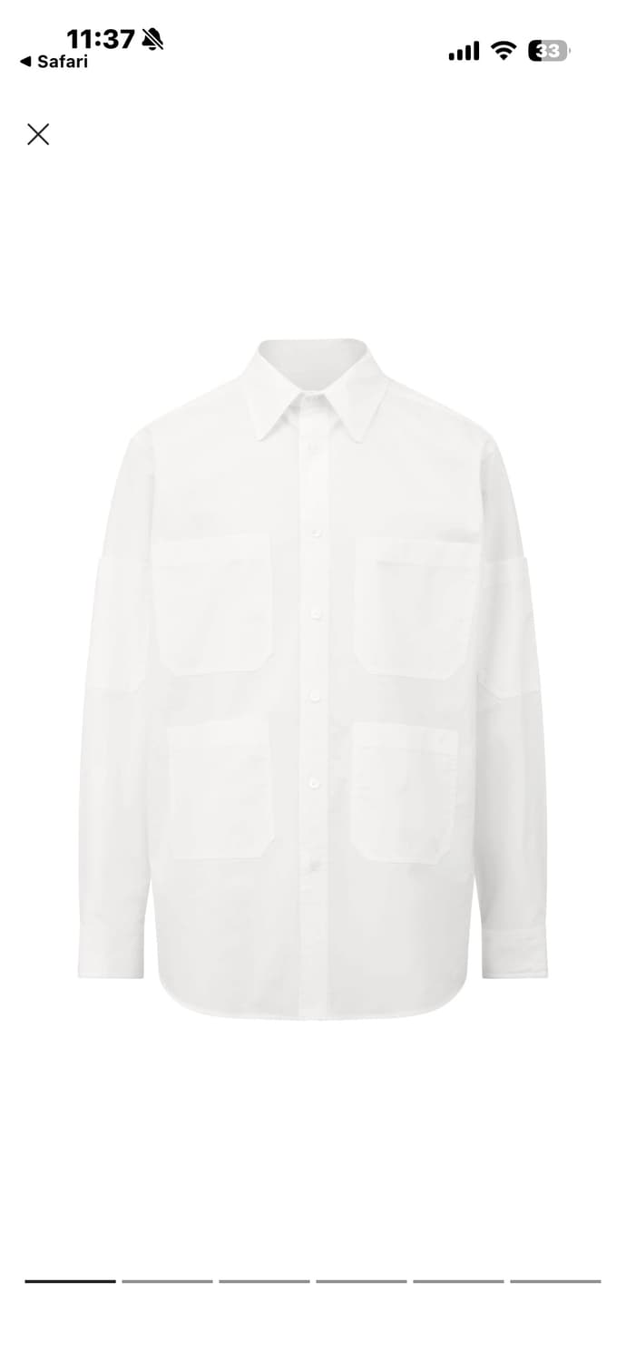 MM6 메종마르지엘라 코튼 포플린 셔츠 상품이미지1