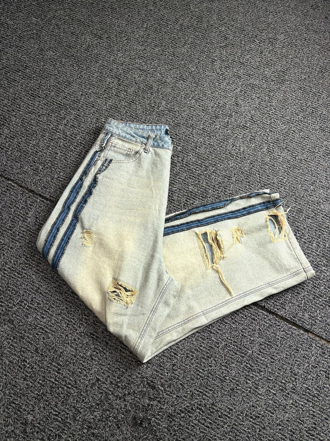 플레이버리즘 인사이드 아웃 와이드 데님 팬츠 2489 상품이미지1