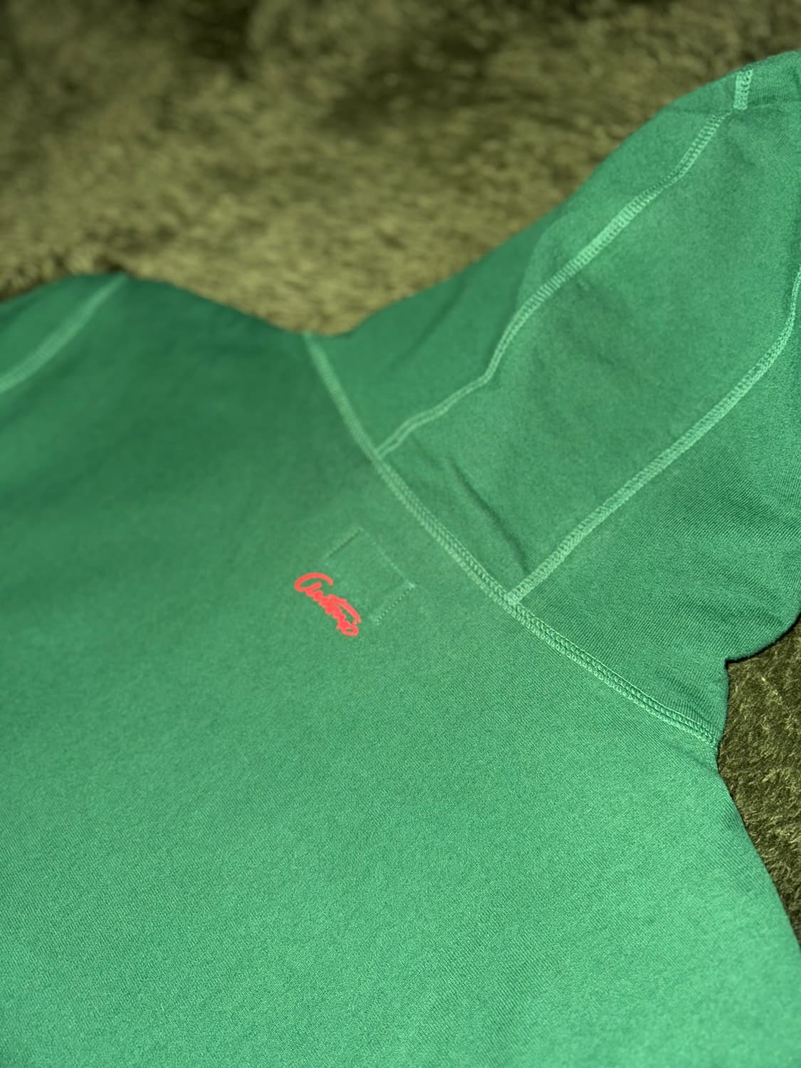 [XL] NOAH 노아 X 안토니오 로페즈 콜라보 포토 후디 그린 상품이미지8