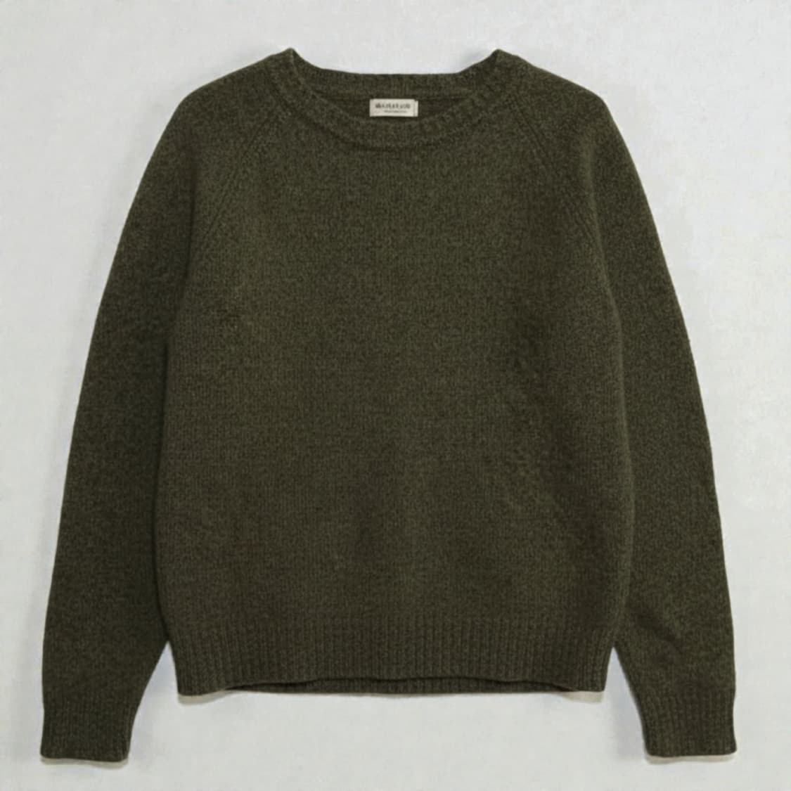 105)LLBean 엘엘빈 울 니트 올리브 상품이미지1