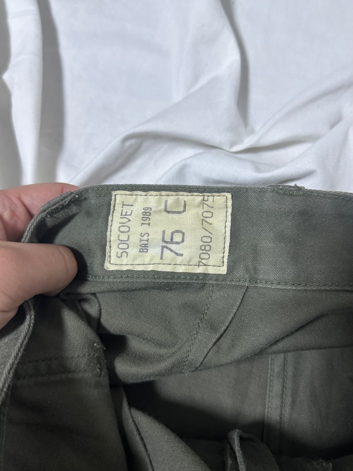 80s 프랑스군 F2 카고 팬츠 밀리터리 french army 상품이미지6