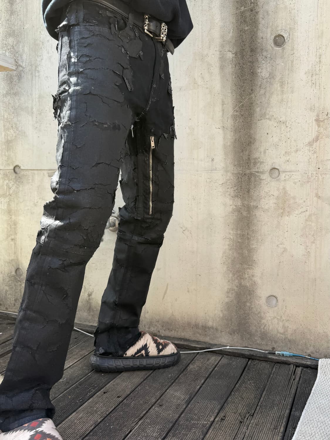 Givenchy black paint coated jean 31size 상품이미지8