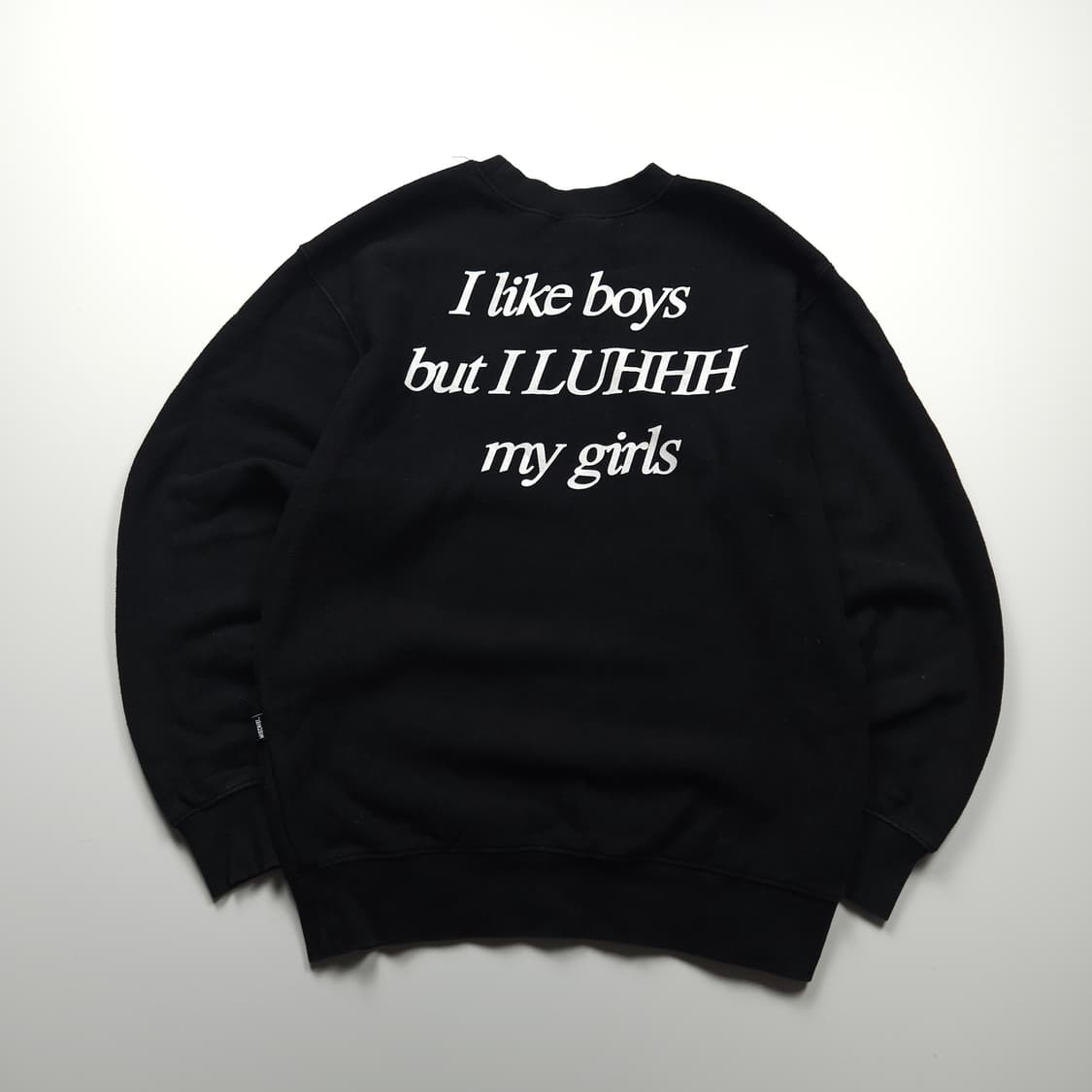 미스치프 레터링 빅로고 박시핏 맨투맨 (L) 상품이미지2