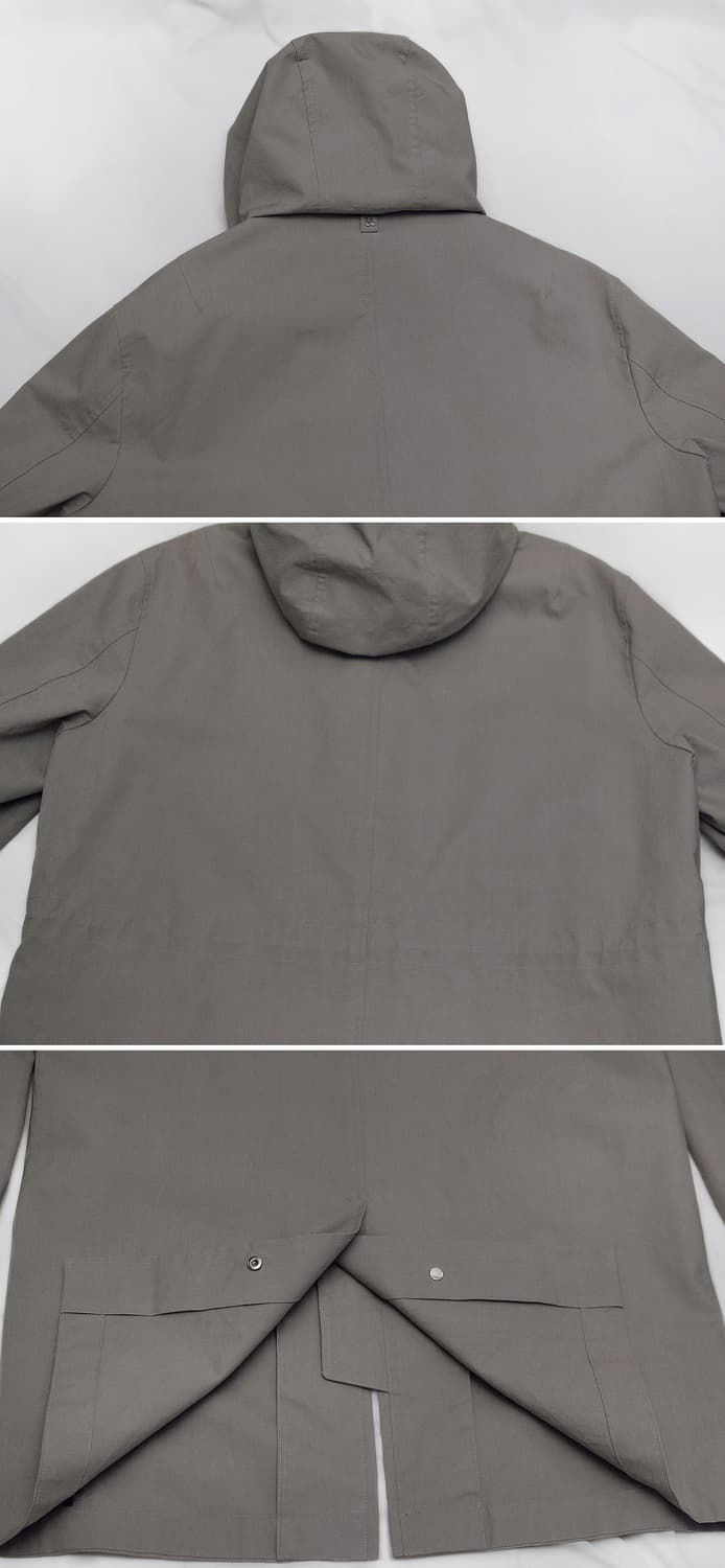 알레그리 코튼 하드쉘 더블페이스 후디드 롱자켓 (50 / 100-105) 상품이미지5
