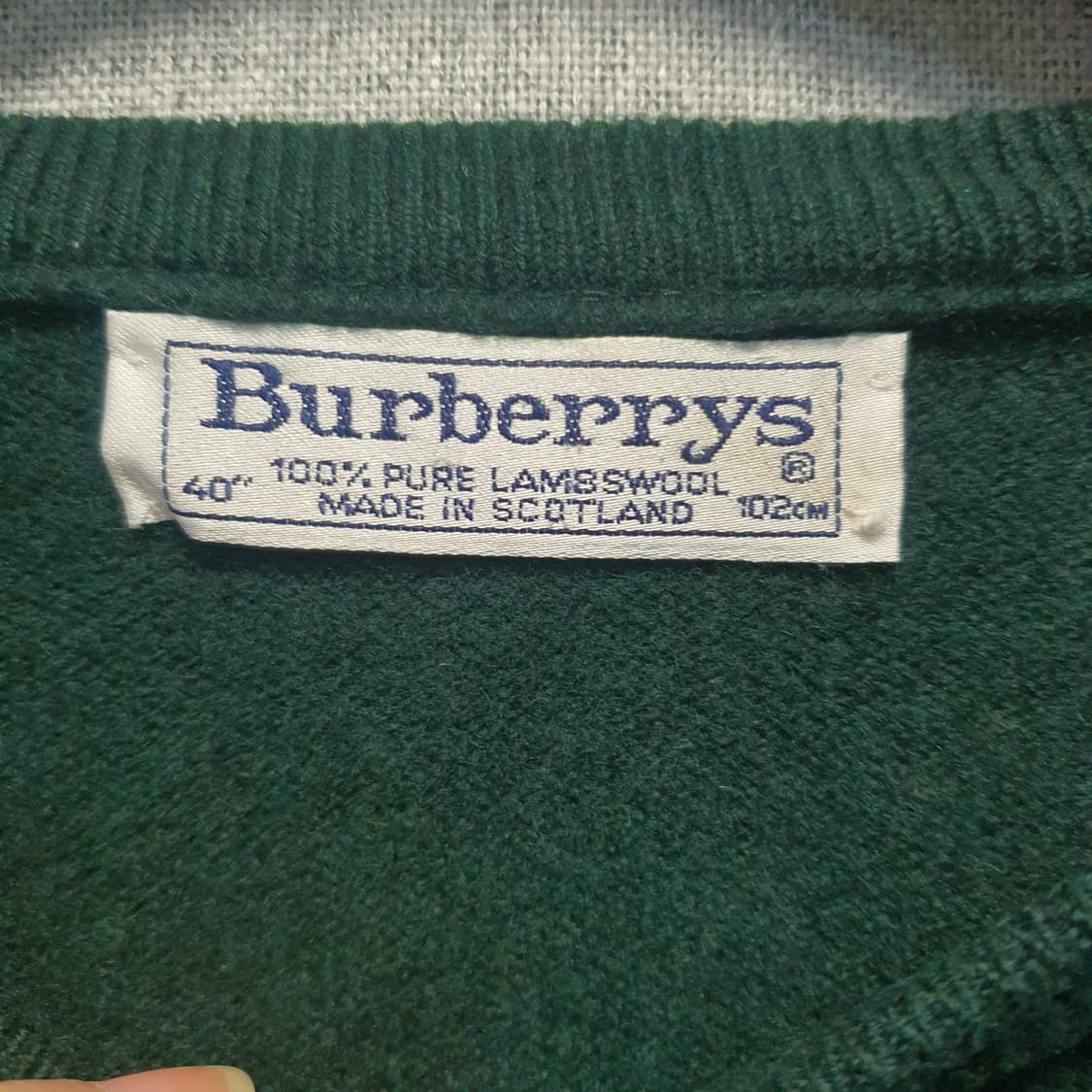 버버리 크래스트로고 램스 울 니트 스웨터  상품이미지5