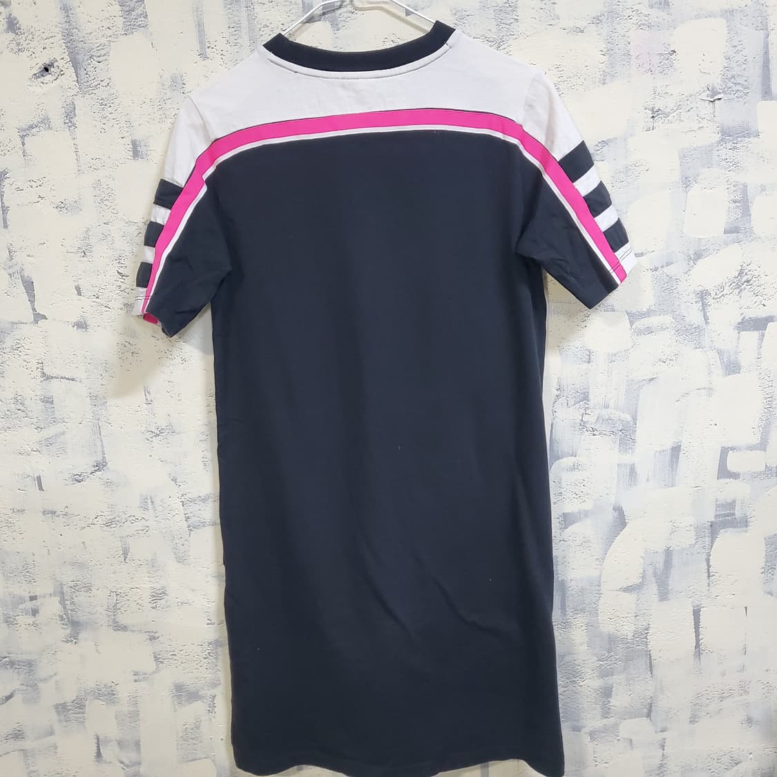 아디다스 삼선 스트라이프 반팔 원피스  상품이미지2