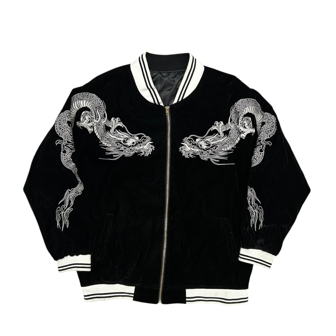 빈티지 벨벳 드래곤 스카쟌(F) 상품이미지1