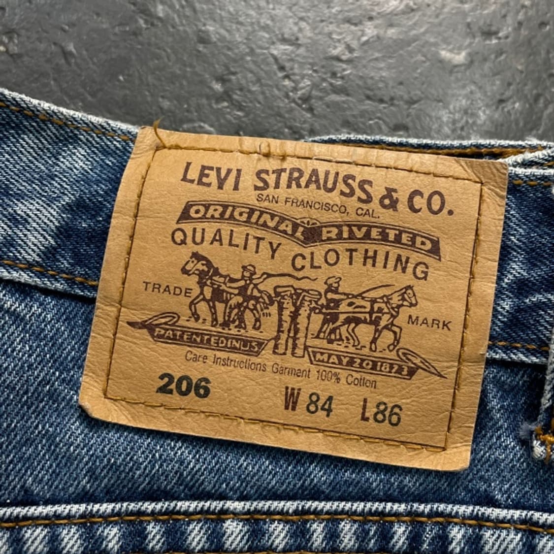 33 리바이스 206 오렌지탭 청바지 상품이미지5