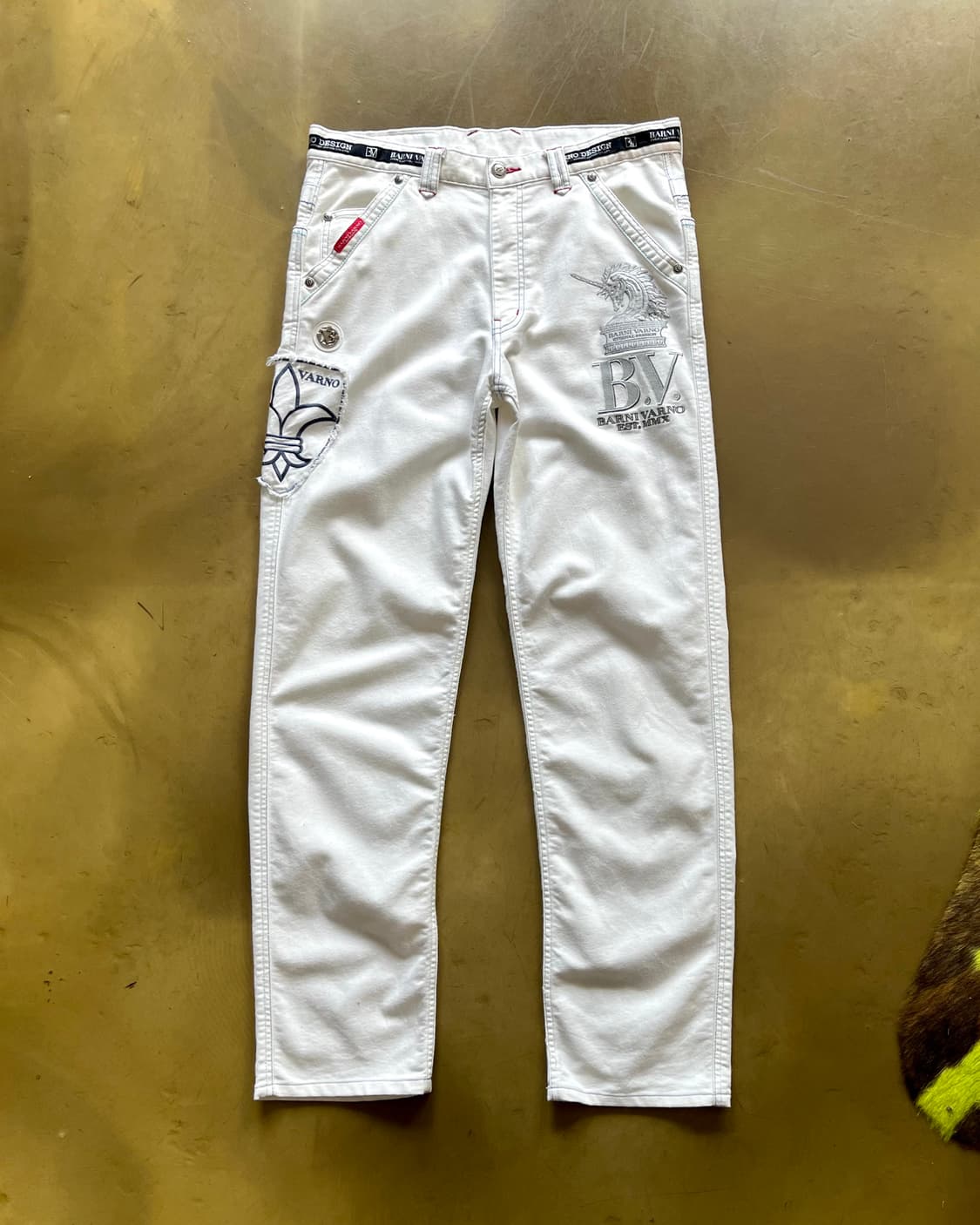 BARNI VARNO Japan 2010F/W White Pants 상품이미지4
