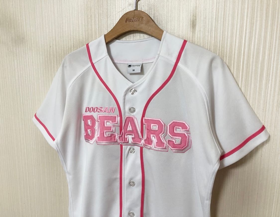 KBO 두산베어스 핑크유니폼/져지 90 #52 김재호 상품이미지6