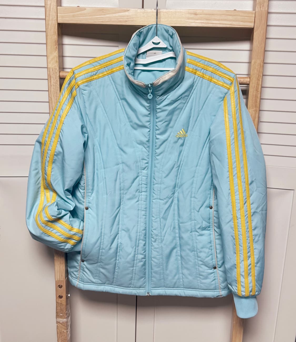 아디다스 삼선 민트 바람막이 점퍼 자켓 상품이미지2