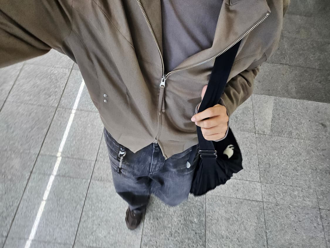 인사일런스 자카드 웨이브라인 블루종 L 상품이미지3