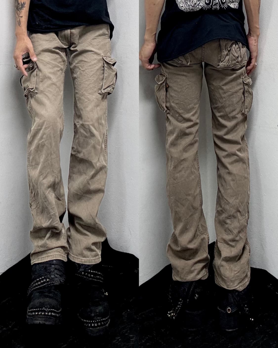 “Alpha industries” Y2K Mood Beige Cargo  상품이미지6