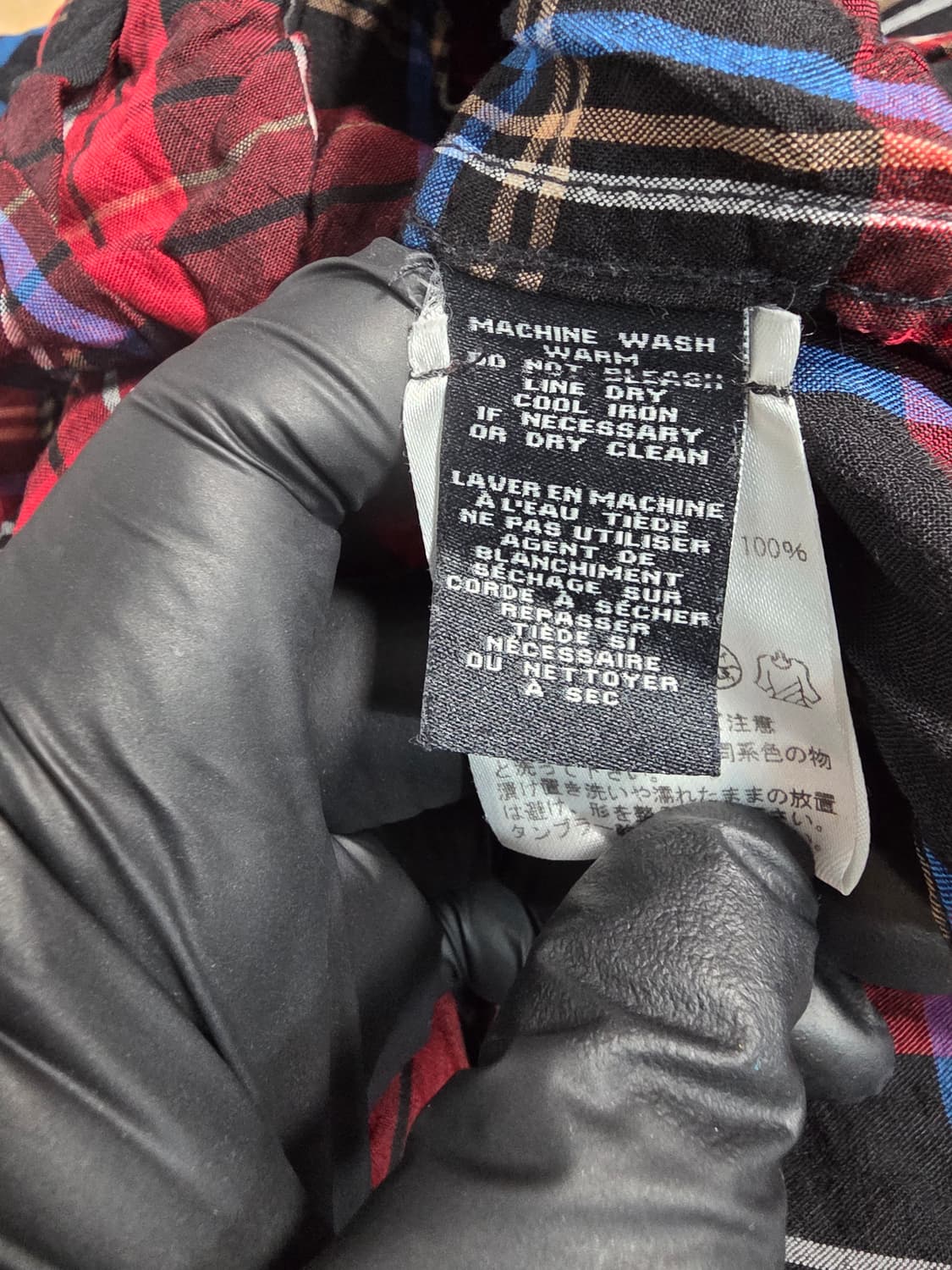 Marc Jacobs 마크제이콥스 레드 체크 셔츠 S (빈티지) 상품이미지5