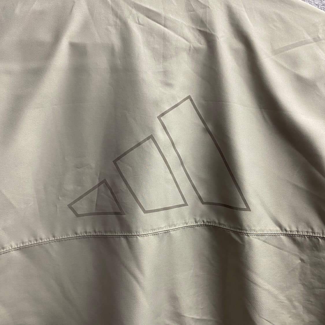 아디다스 스몰로고 아이보리 후드 바람막이 자켓 B4107 상품이미지5