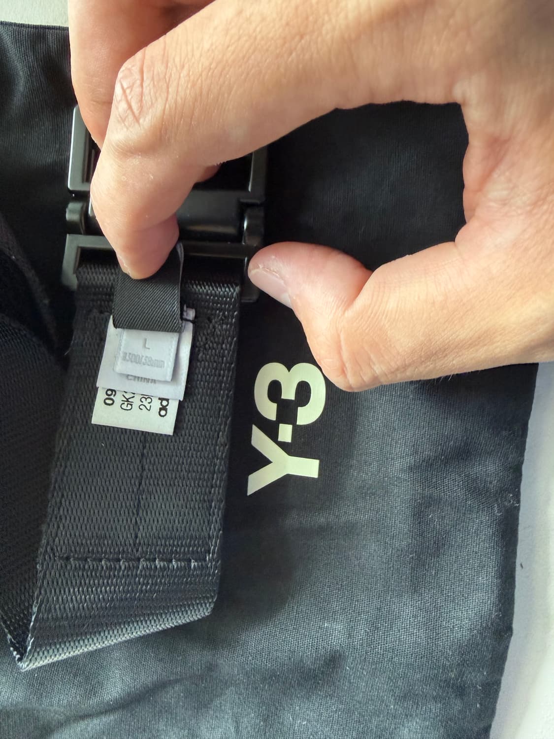 Y-3 아디다스 CL L 벨트 GK2074 블랙 상품이미지2