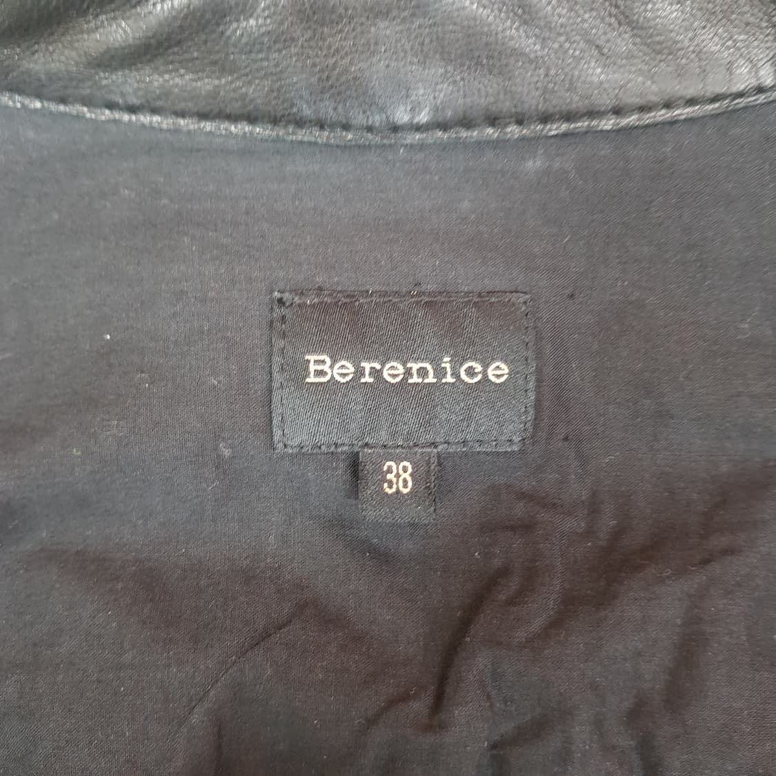 베르니스 Berenice 램스킨 레더 셔츠 자켓 38사이즈 상품이미지7