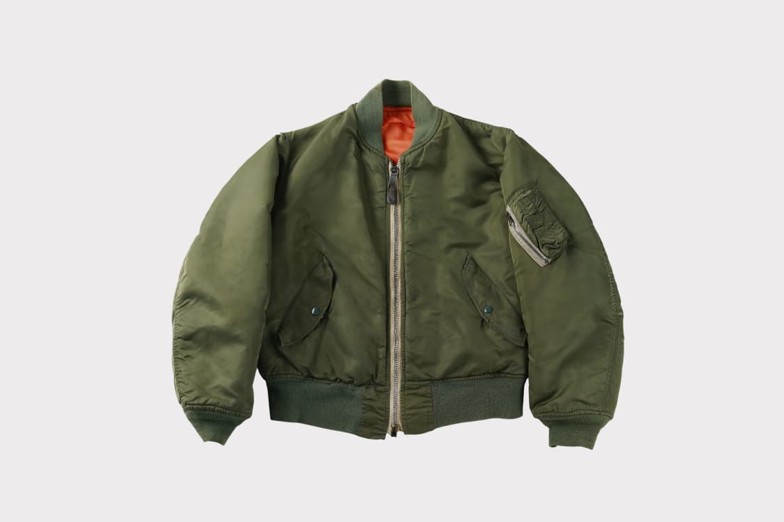 [S] 80's 알파인더스트리 MA-1 플라이트 자켓 상품이미지1