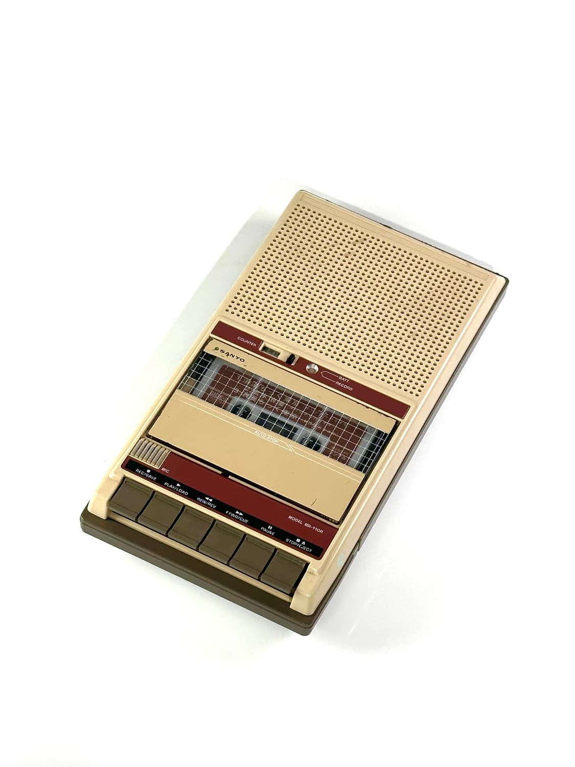 일본 빈티지 산요 포터블 카세트 플레이어 레코더 상품이미지3