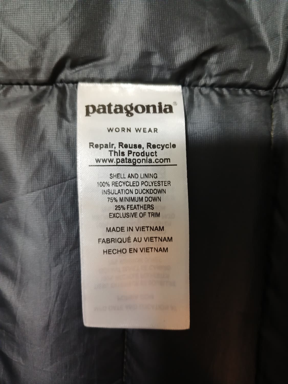 (S,95)파타고니아 카모 경량패딩 상품이미지10