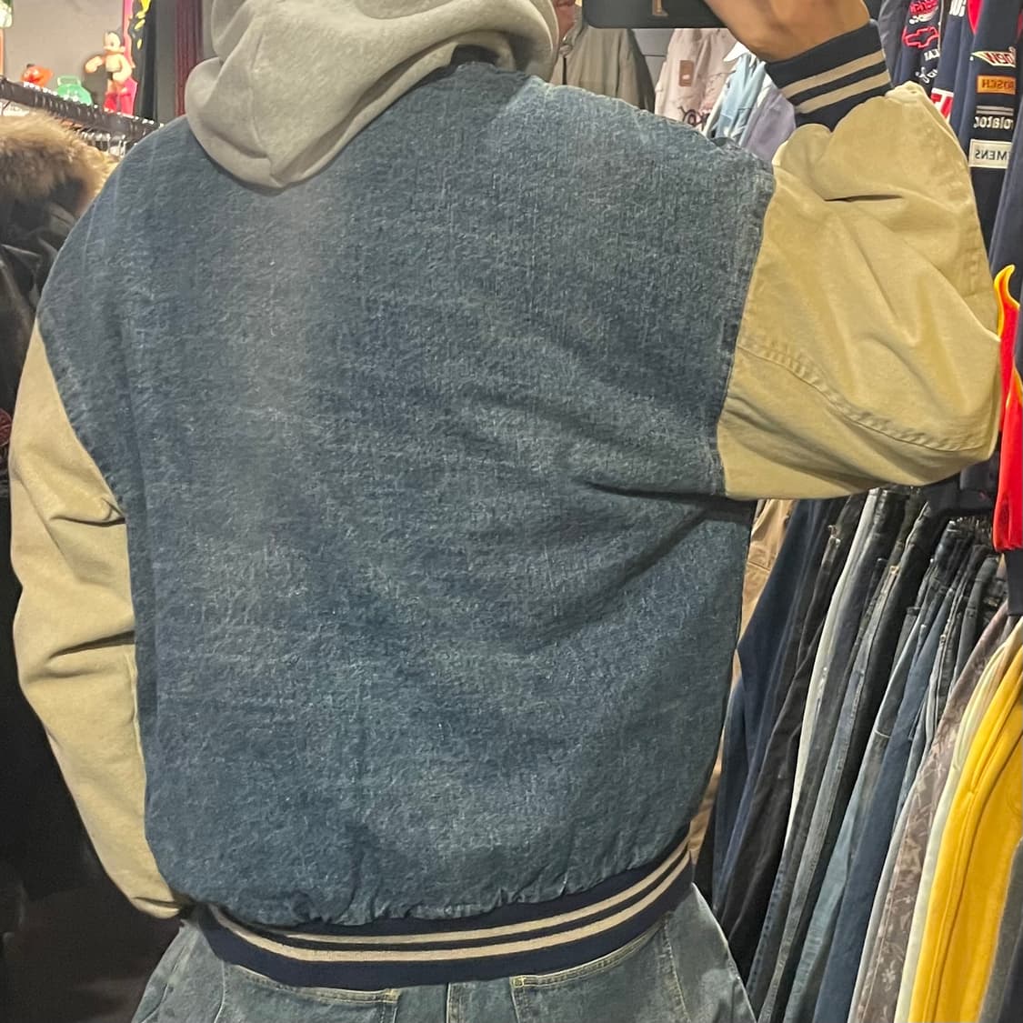 [IM] VTG 데님 바시티 자켓 상품이미지6