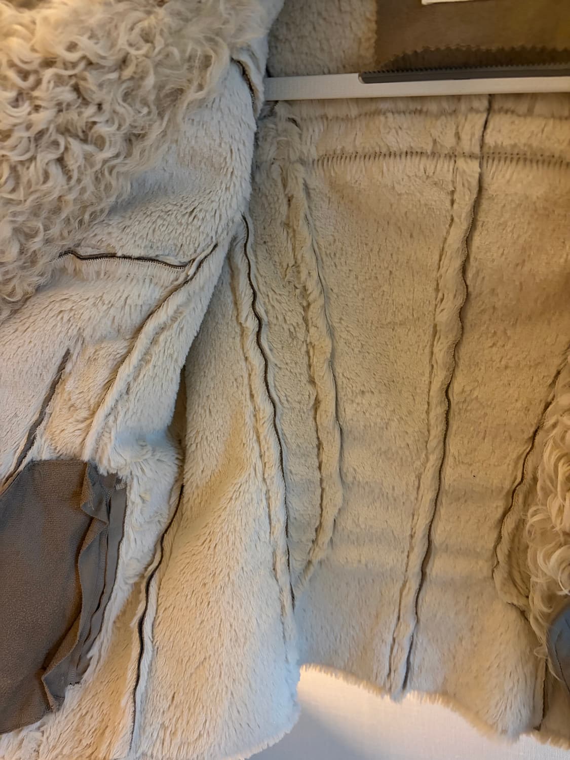 빈티지 퍼 트리밍 스웨이드 자켓 무스탕 상품이미지5